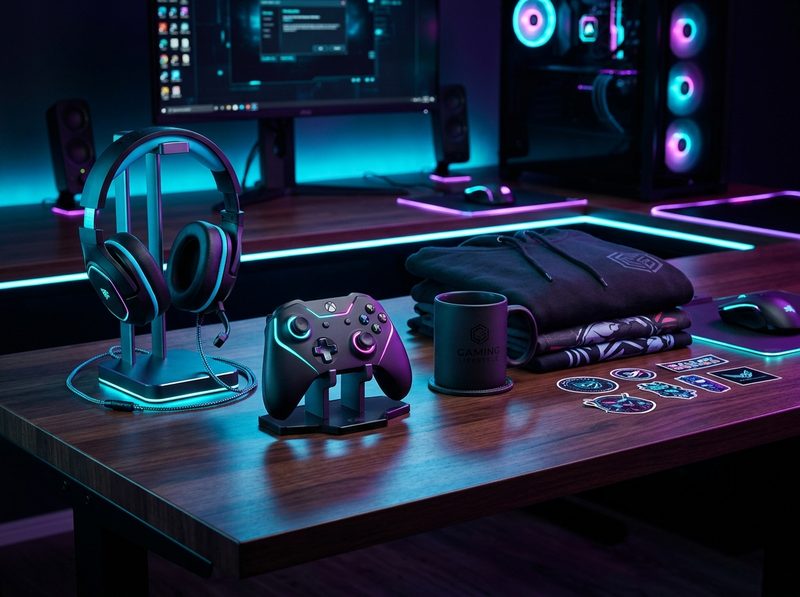 Gamer merchandise collection